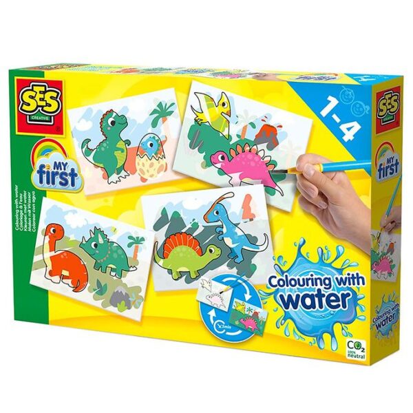 SES Creative - Farv med Vand - Dinosaurer