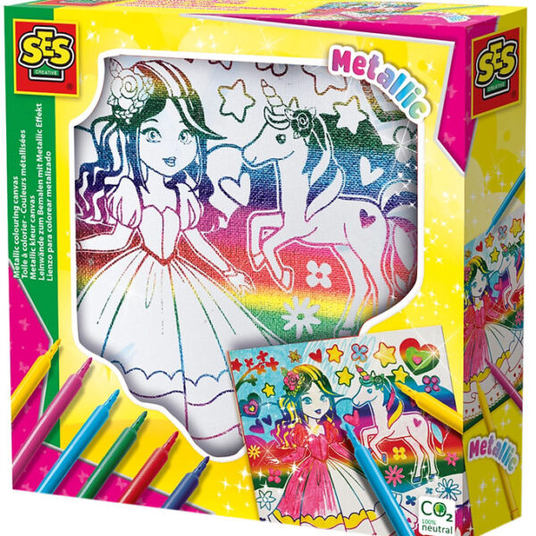 SES Creative - Farvelæg Billede På Lærred - Metallic