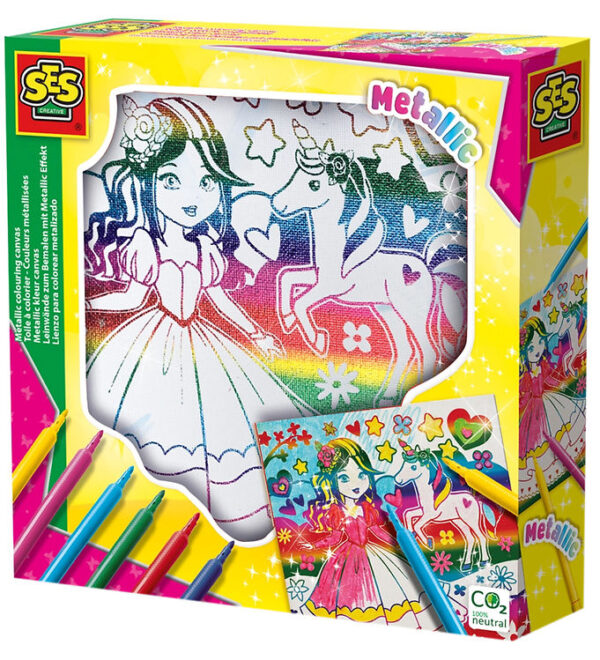 SES Creative - Farvelæg Billede På Lærred - Metallic