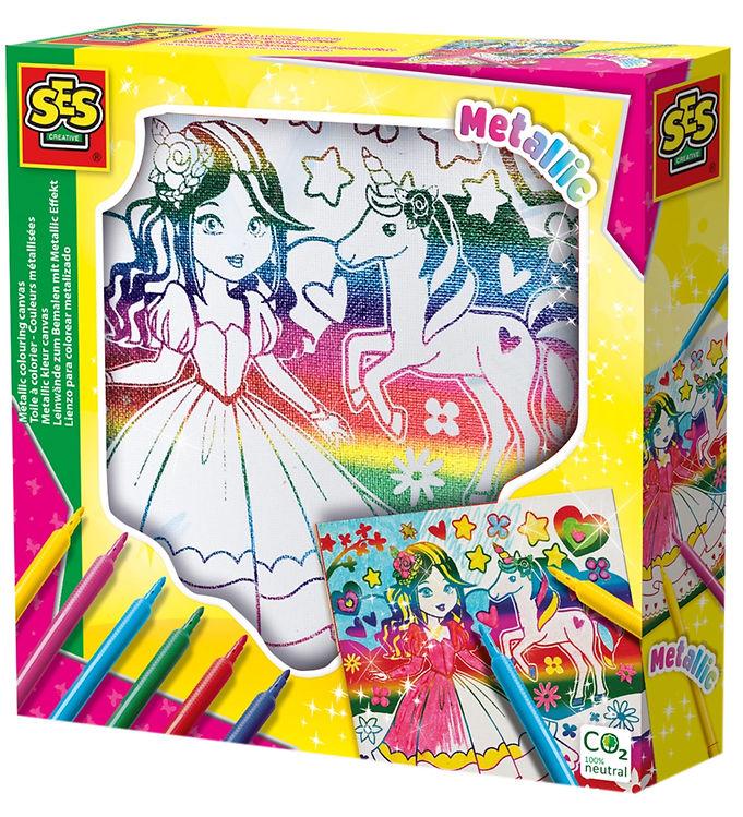 SES Creative - Farvelæg Billede På Lærred - Metallic