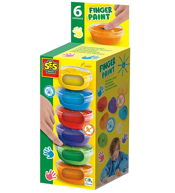 SES Creative Fingermaling - 6x45ml