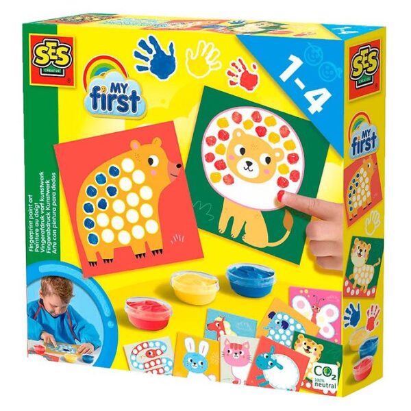 SES Creative Fingermaling - My First - Dyr