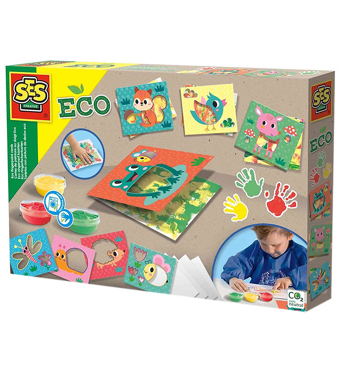 SES Creative - Fingermaling På Kort