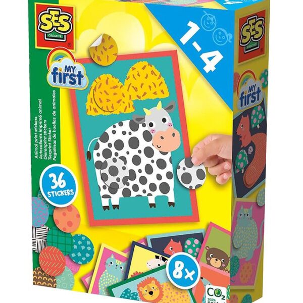 SES Creative Klistermærker - Mine Første Klistermærker - 36 Dele