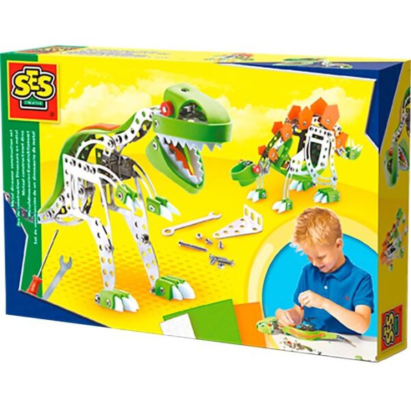 SES Creative Konstruktionssæt - Metal Dino