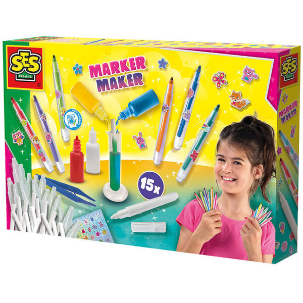 SES Creative Kreasæt - Lav Dine Egne Tusser - 15 Farver