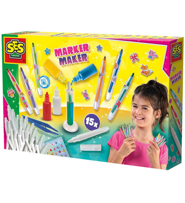 SES Creative Kreasæt - Lav Dine Egne Tusser - 15 Farver