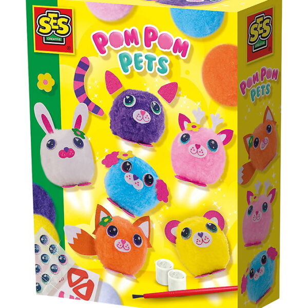 SES Creative Kreasæt - Pompon Kæledyr
