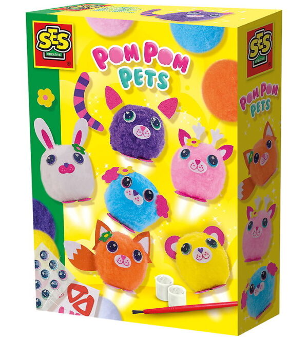 SES Creative Kreasæt - Pompon Kæledyr