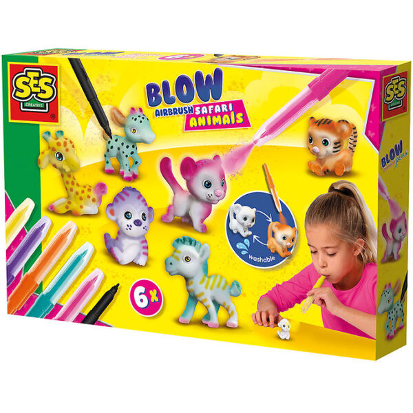 SES Creative Kreasæt - Pustetuscher - Safari