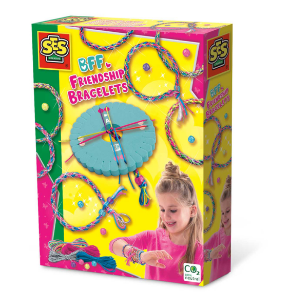 SES Creative | Kreativitetssæt - Knyt venskabsarmbånd