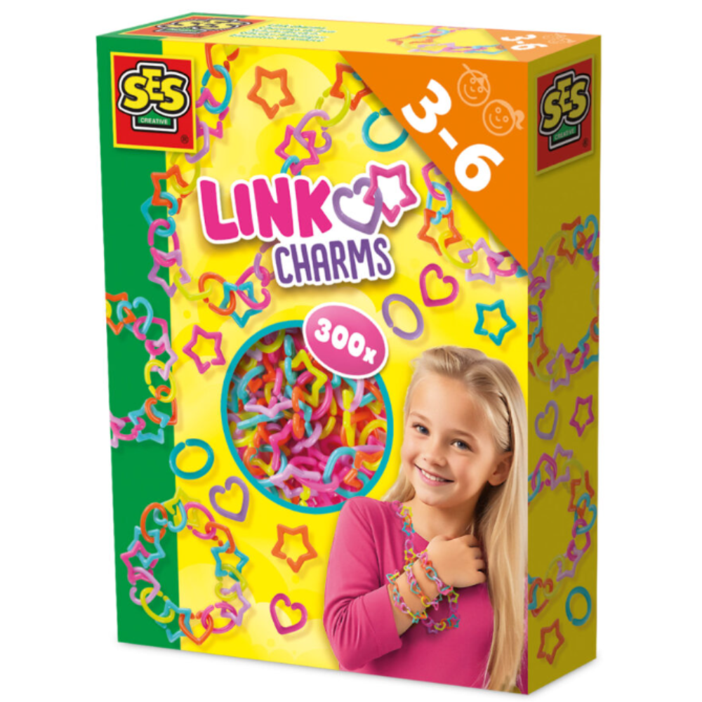 SES Creative | Lav smykker med link charms, 300 stk