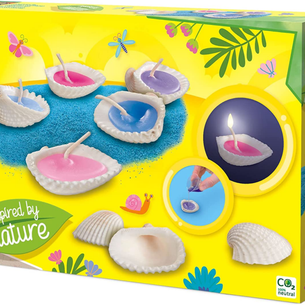 SES Creative | Lav stearinlys i muslingeskaller