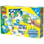 SES Creative Malesæt - Min Første - Mal Med Vand - Skjulte Dyr