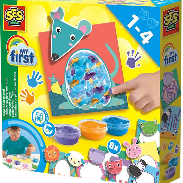 SES Creative - Min Første Fingermaling - Dyr