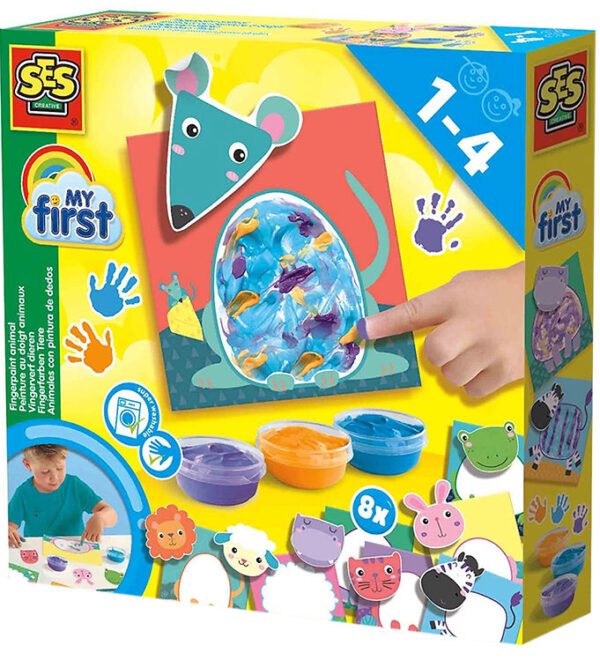 SES Creative - Min Første Fingermaling - Dyr