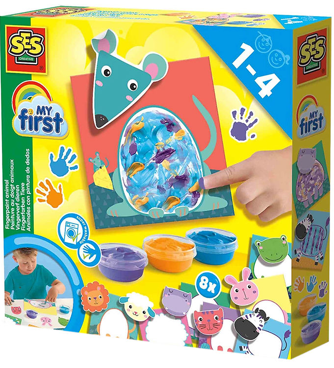 SES Creative - Min Første Fingermaling - Dyr
