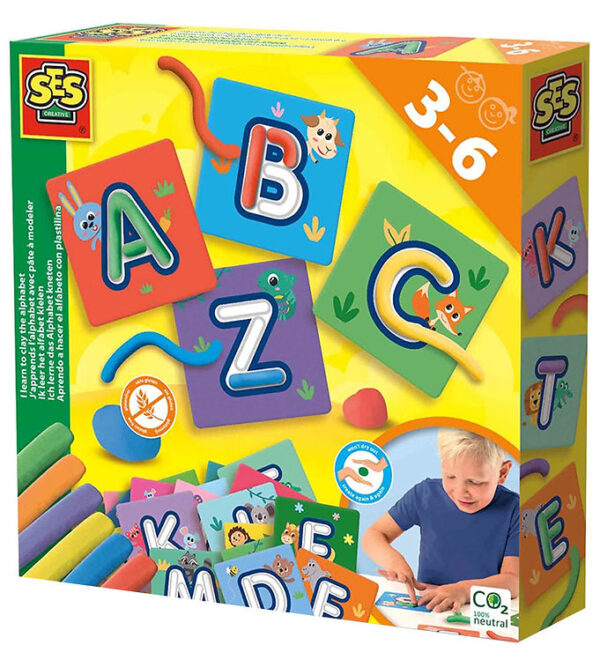 SES Creative Modellervoks - Lær Alfabetet m. Modellervoks