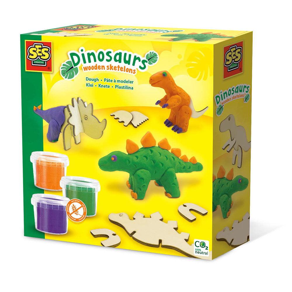 SES Creative | Modellervoks - Lav dinosaurer