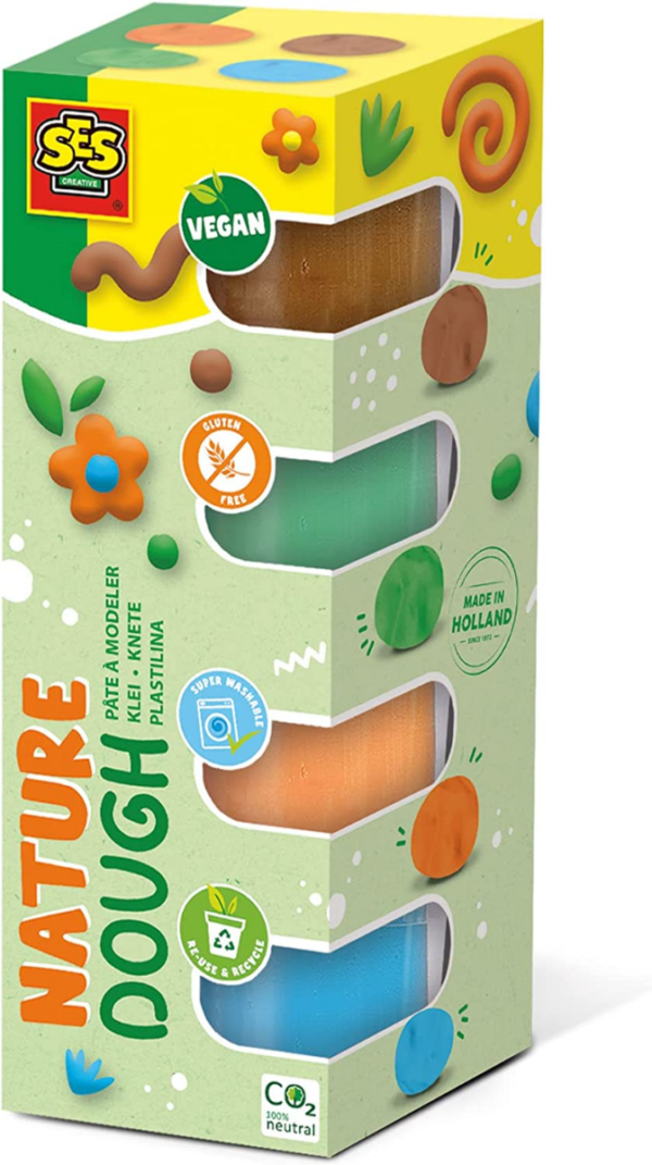 SES Creative | Modellervoks - Nature, 4 x 90 gr.