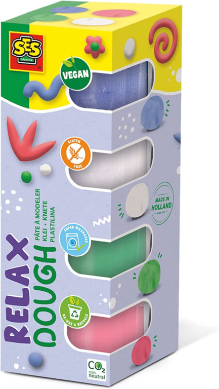 SES Creative | Modellervoks - Relax, 4 x 90 gr. SES Creative | Modellervoks - Relax, 4 x 90 gr.