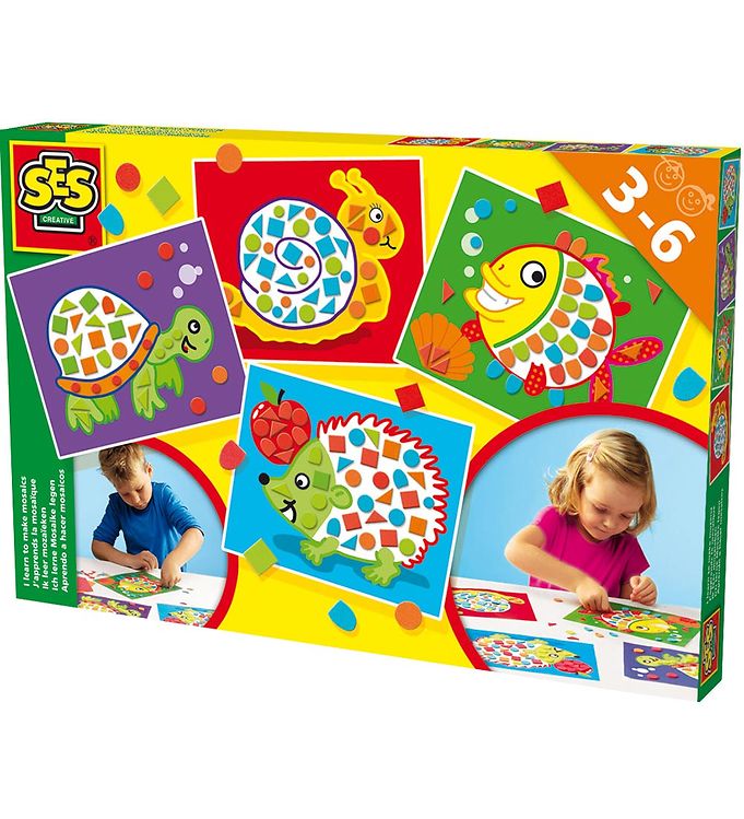 SES Creative Mosaik - Jeg Lærer At Lægge Mosaik