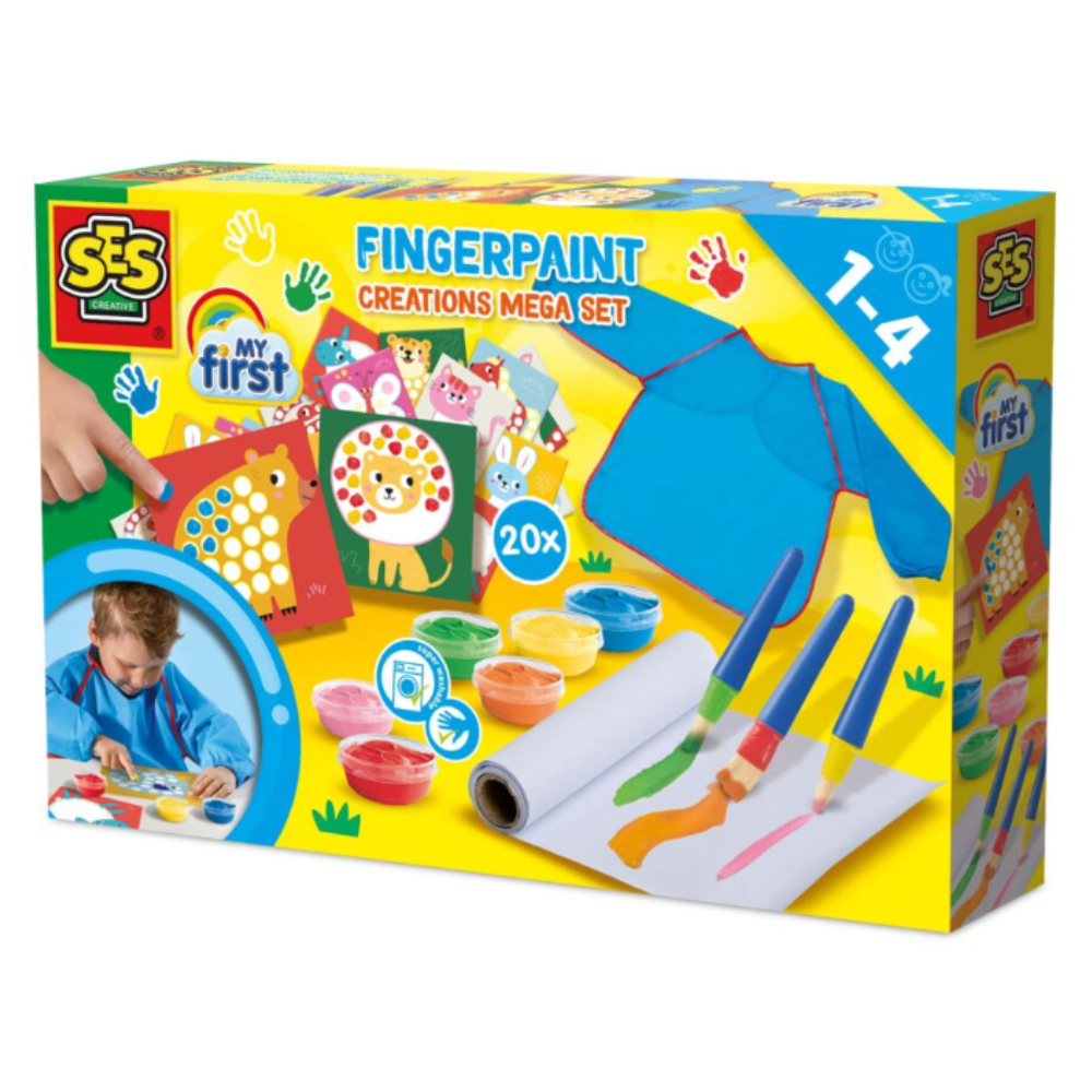 SES Creative | My First - Fingermaling megasæt SES Creative | My First - Fingermaling megasæt