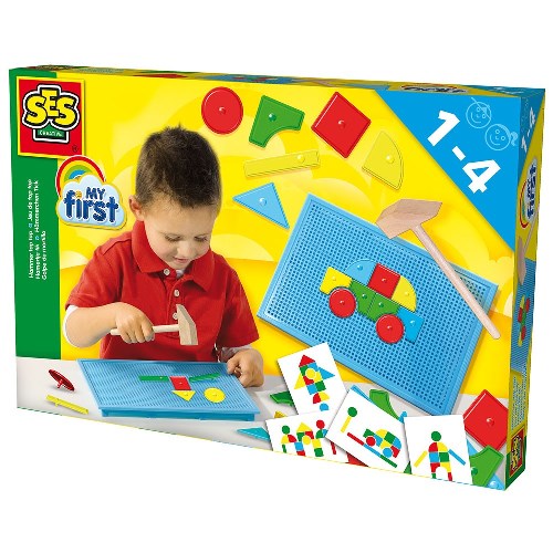 SES Creative | My First - Hammer og søm (blå)