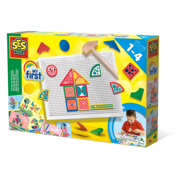 SES Creative | My First - Hammer og søm (hvid)