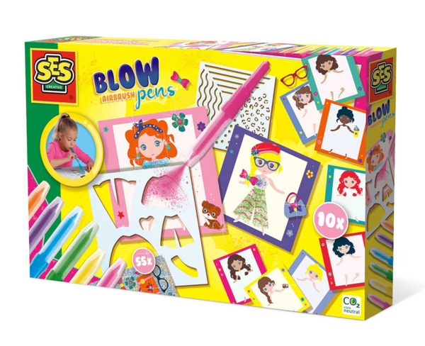 SES Creative | Pustetusser aktivitetssæt - Modedesigner