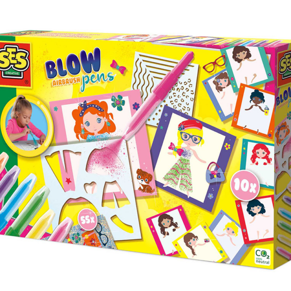 SES Creative | Pustetusser aktivitetssæt - Modedesigner