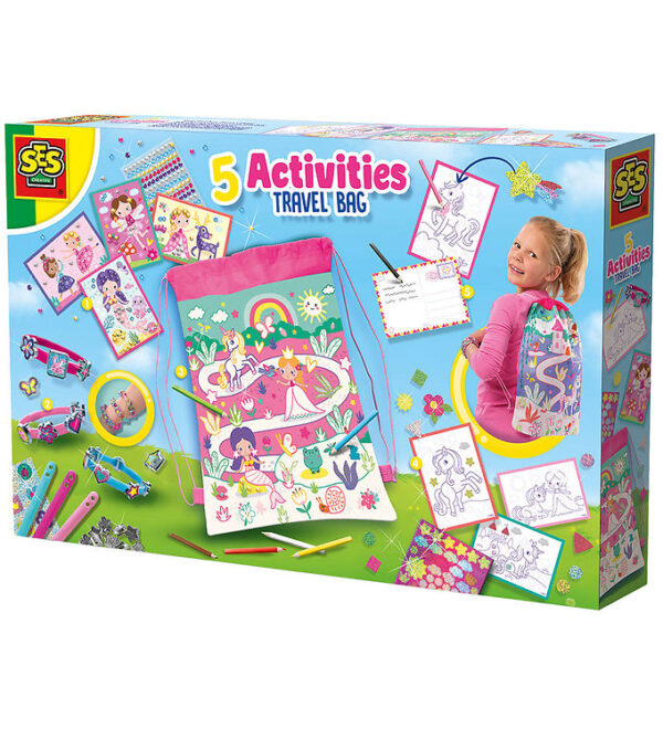 SES Creative - Rejseaktiviteter i Rygsæk - 5 Aktiviteter