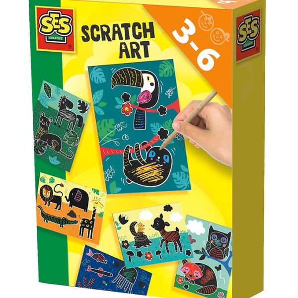 SES Creative Ridsekort - Dyrekunst