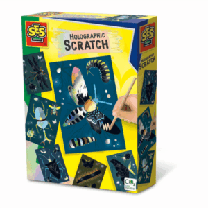 SES Creative Skrabeark - Holografiske - Kreativitets- og tegnelegetøj - Legekammeraten.dk