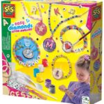 SES Creative Smykkesæt - Diamanter - Bogstaver