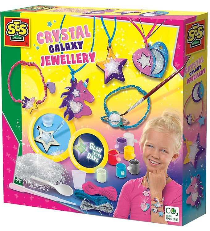 SES Creative Smykkesæt - Galaxy Crystals
