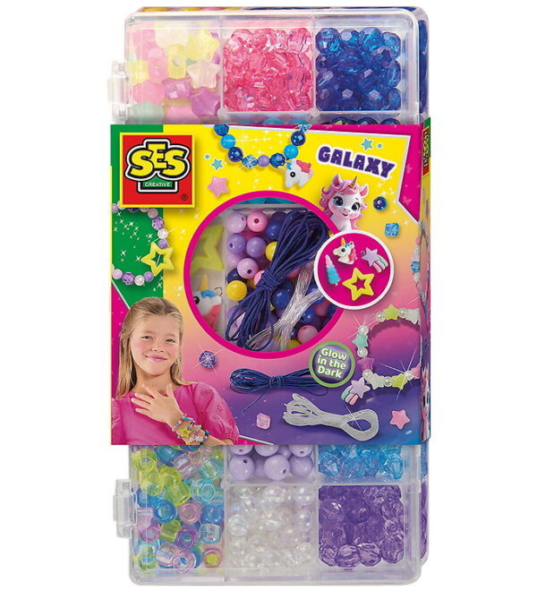 SES Creative Smykkesæt - Galaxy Perler