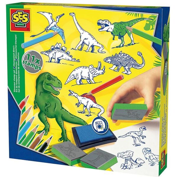SES Creative Stempelsæt - Dinosaurer