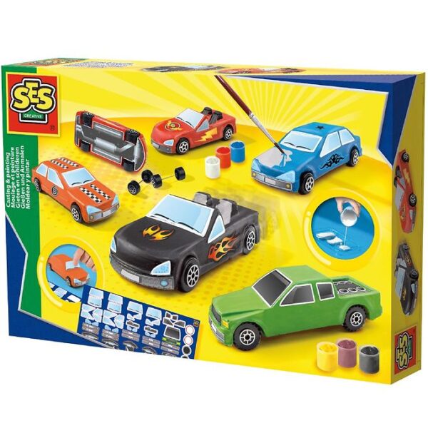 SES Creative - Støb Og Mal - Biler