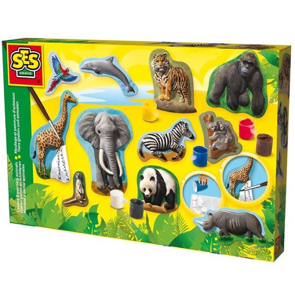 SES Creative Støb Og Mal - Dyr