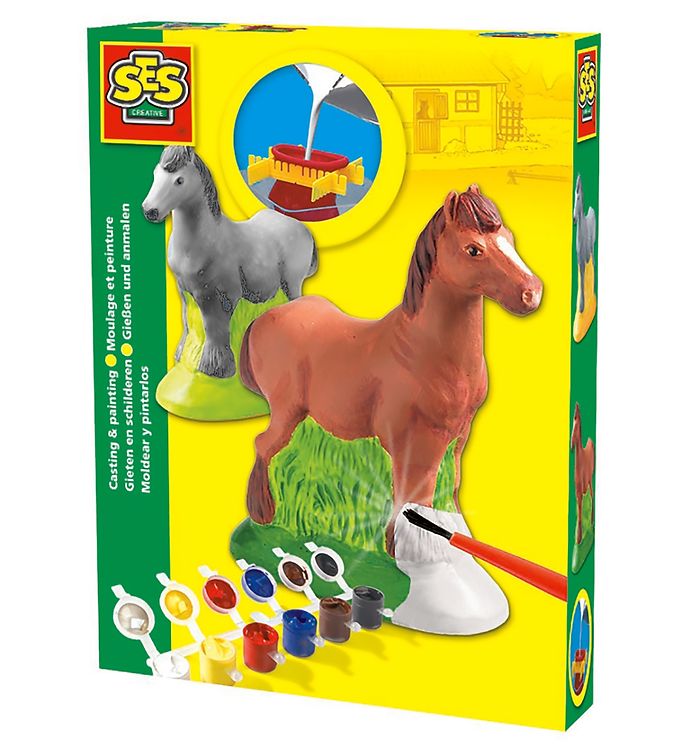 SES Creative - Støb Og Mal - Hest