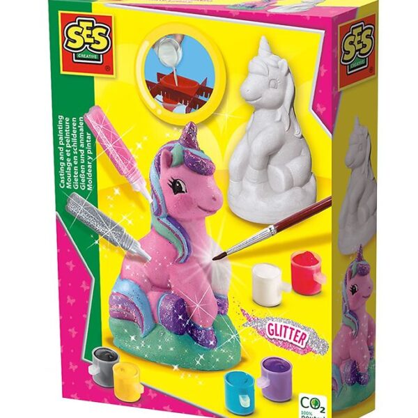 SES Creative - Støb & Mal - Enhjørning