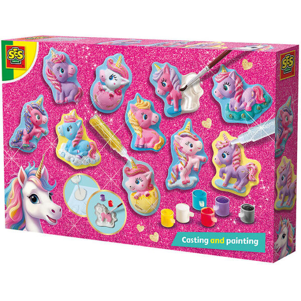 SES Creative Støb & Mal - Enhjørning Babyer