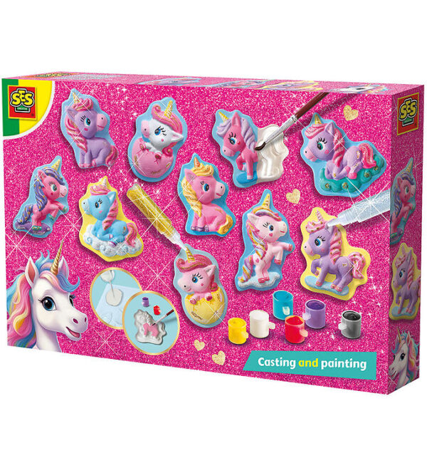 SES Creative Støb & Mal - Enhjørning Babyer