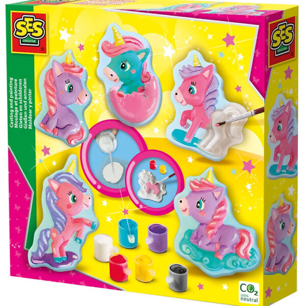 SES Creative - Støb & Mal - Enhjørningeføl