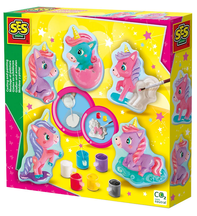 SES Creative - Støb & Mal - Enhjørningeføl