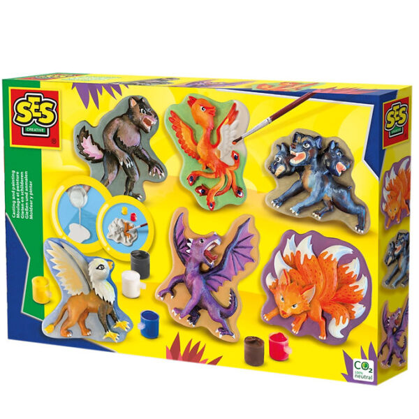 SES Creative - Støb & Mal - Mystiske Skabninger