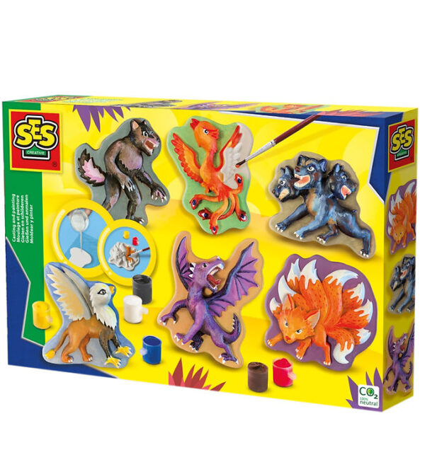SES Creative - Støb & Mal - Mystiske Skabninger SES Creative - Støb & Mal - Mystiske Skabninger