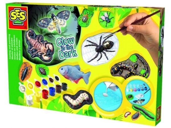 SES Creative | Støb & mal insekter - Glow in the dark SES Creative | Støb & mal insekter - Glow in the dark