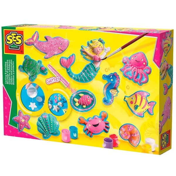 SES Creative Støbe og Malesæt - Havdyr